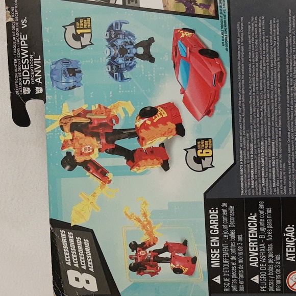 Transformers RID Decepticon Hunter Sideswipe vs Decepticon Anvil SEALED - Picture 4 of 15